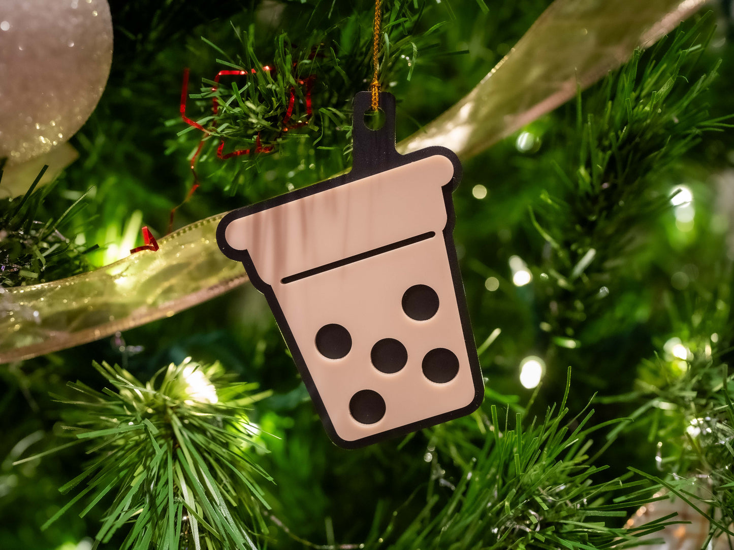 Cute Boba Milk Tea Ornament