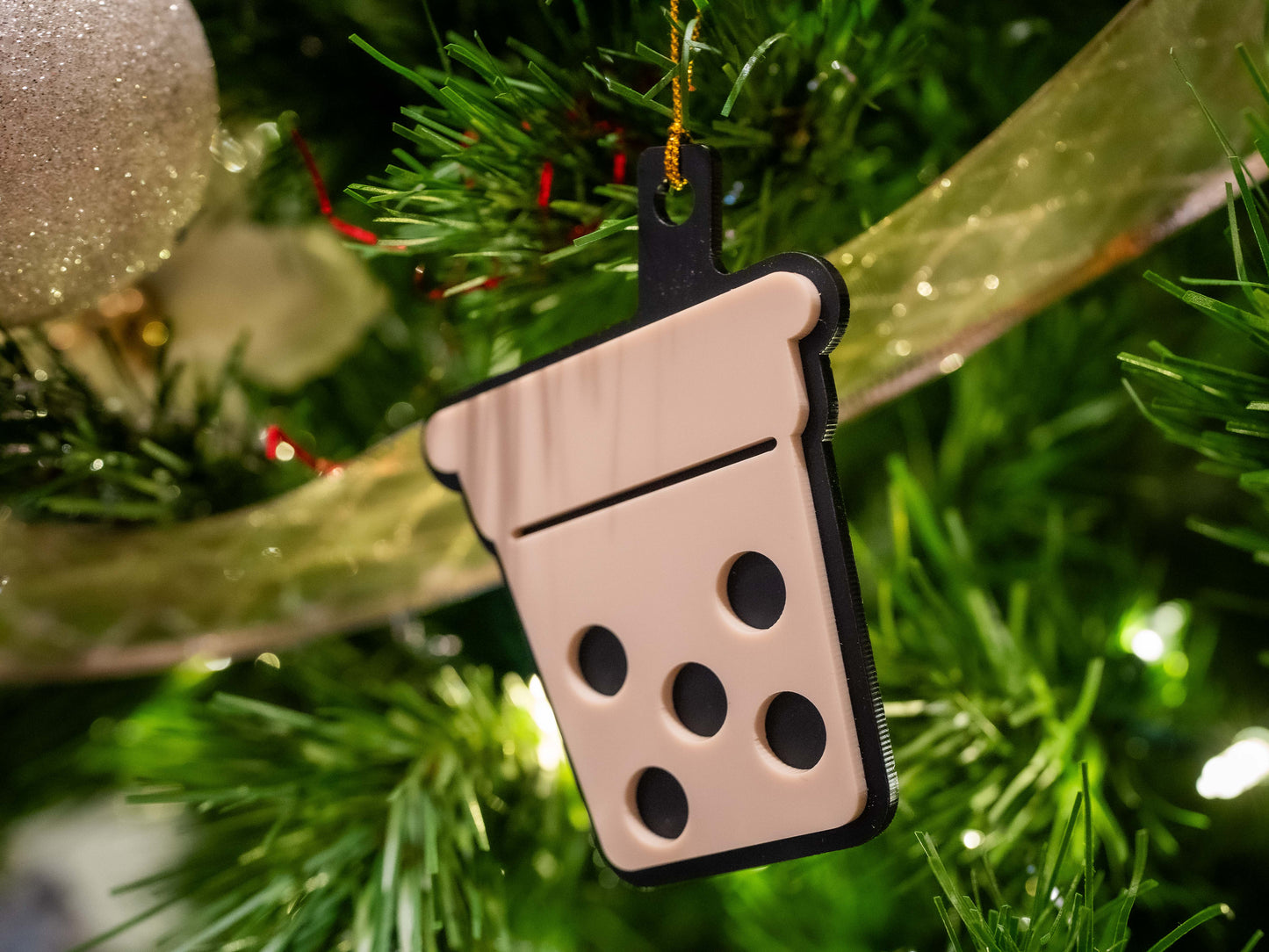 Cute Boba Milk Tea Ornament