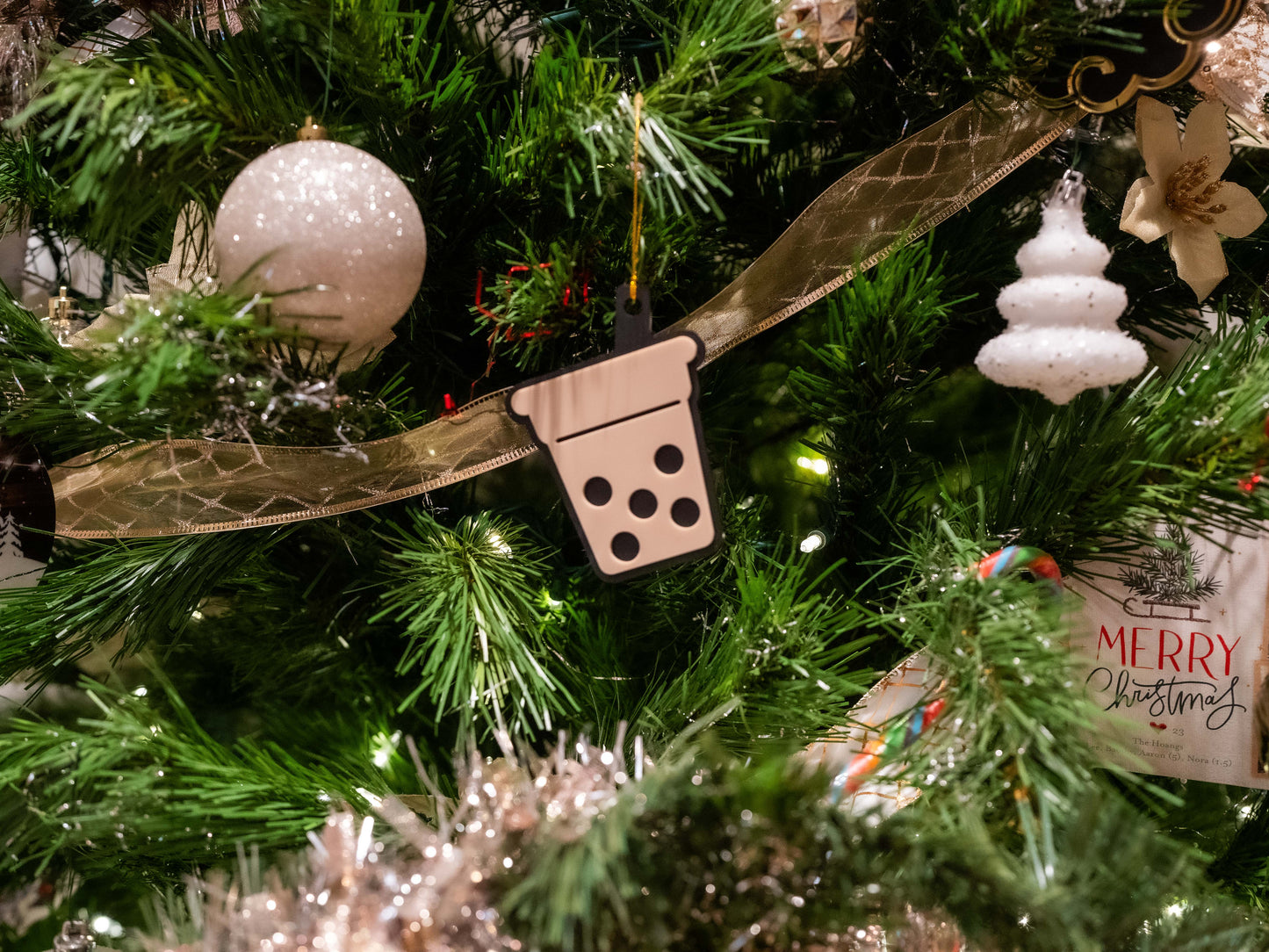 Cute Boba Milk Tea Ornament