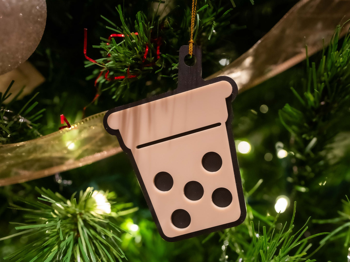 Cute Boba Milk Tea Ornament
