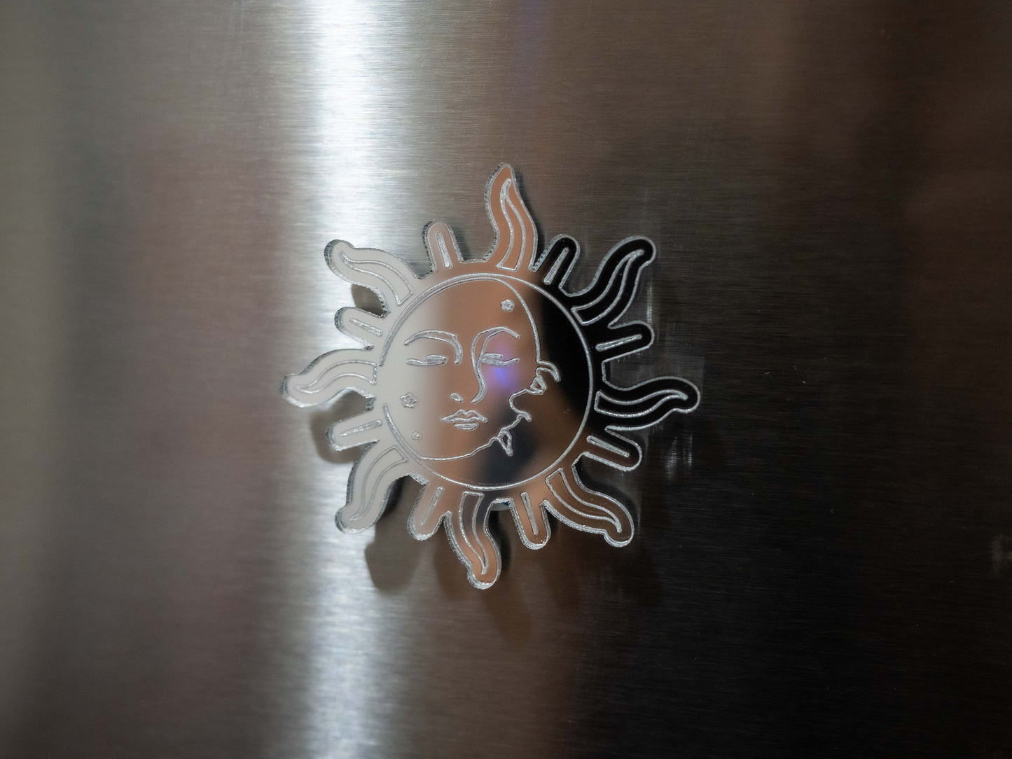 Sun and Moon Star and Crescent Fridge Folklore Magnet
