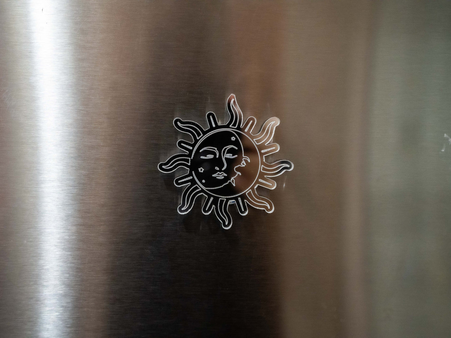 Sun and Moon Star and Crescent Fridge Folklore Magnet