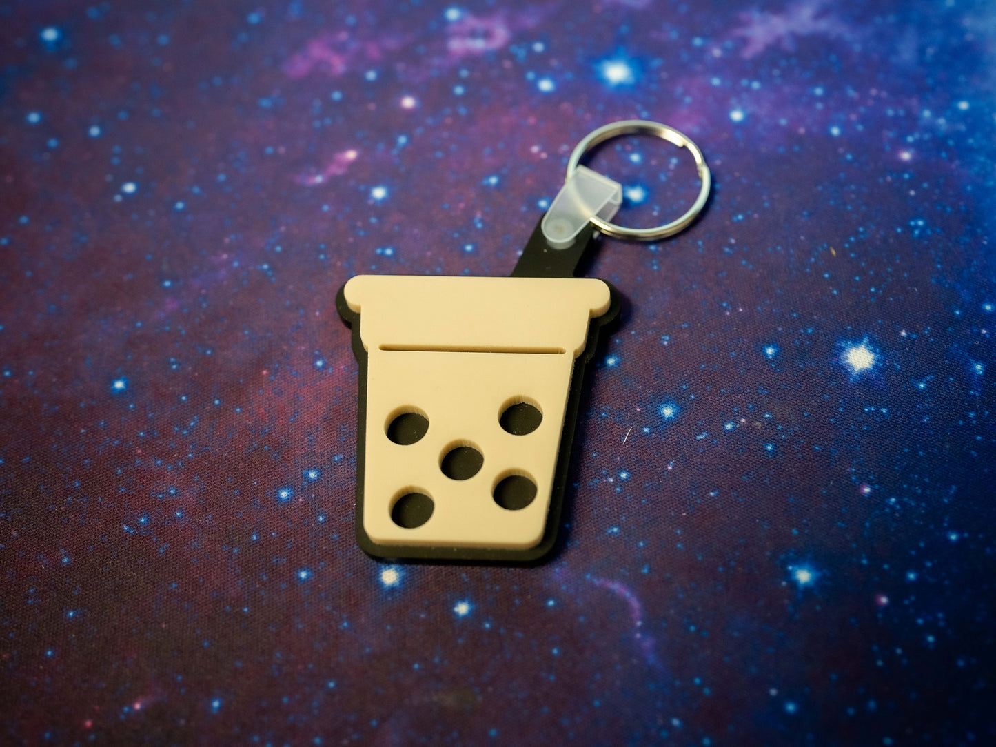 Cute Boba Milk Tea Keychain