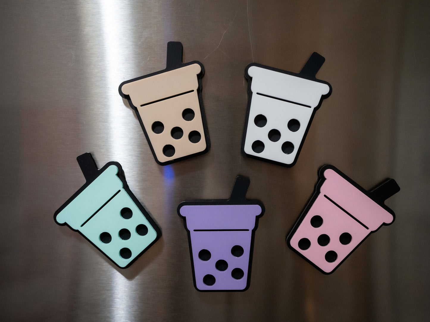Cute Boba Milk Tea Fridge Magnet