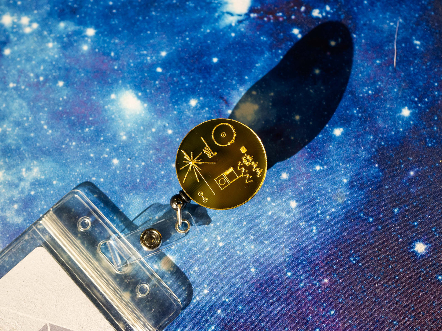 Voyager, The Golden Record Retractable Badge Holder Reel