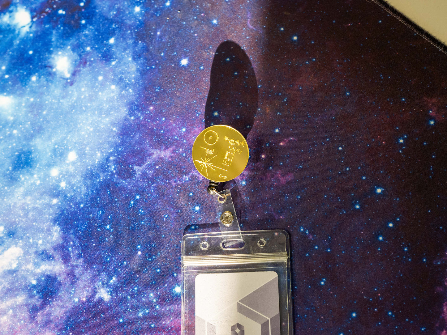 Voyager, The Golden Record Retractable Badge Holder Reel