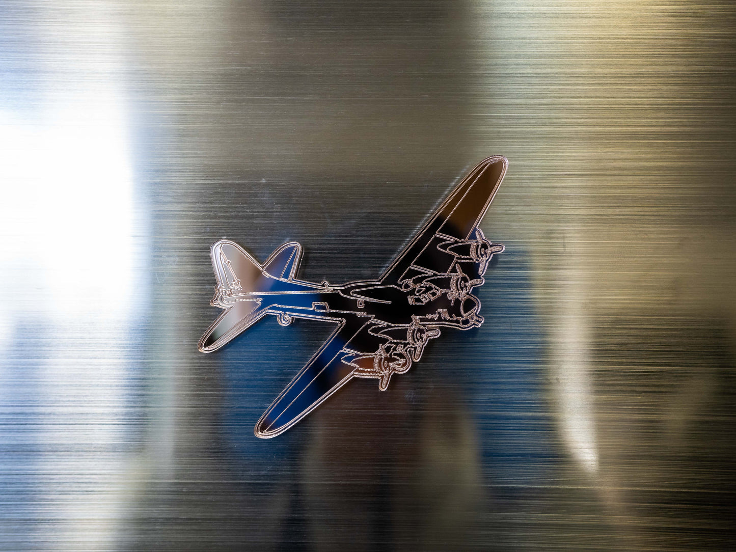 Acrylic Boeing B-17 Flying Fortress Magnet