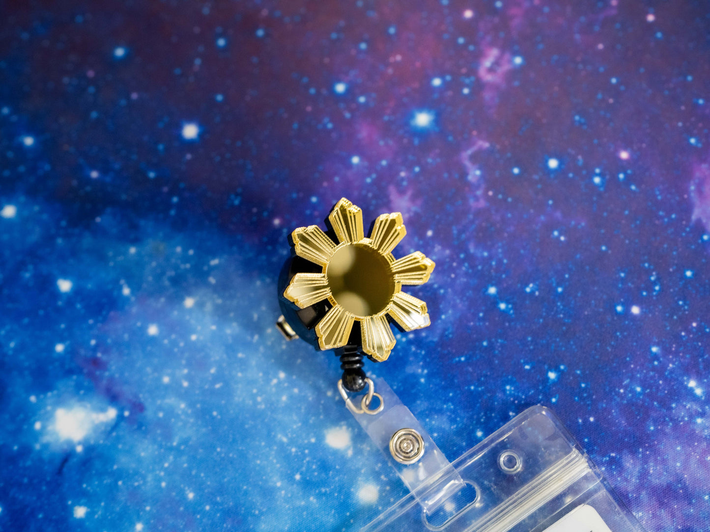 Filipino Sun Araw Retractable Badge Holder Reel