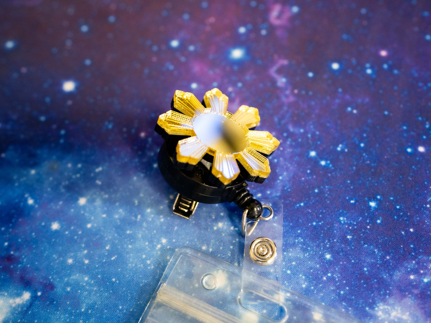 Filipino Sun Araw Retractable Badge Holder Reel