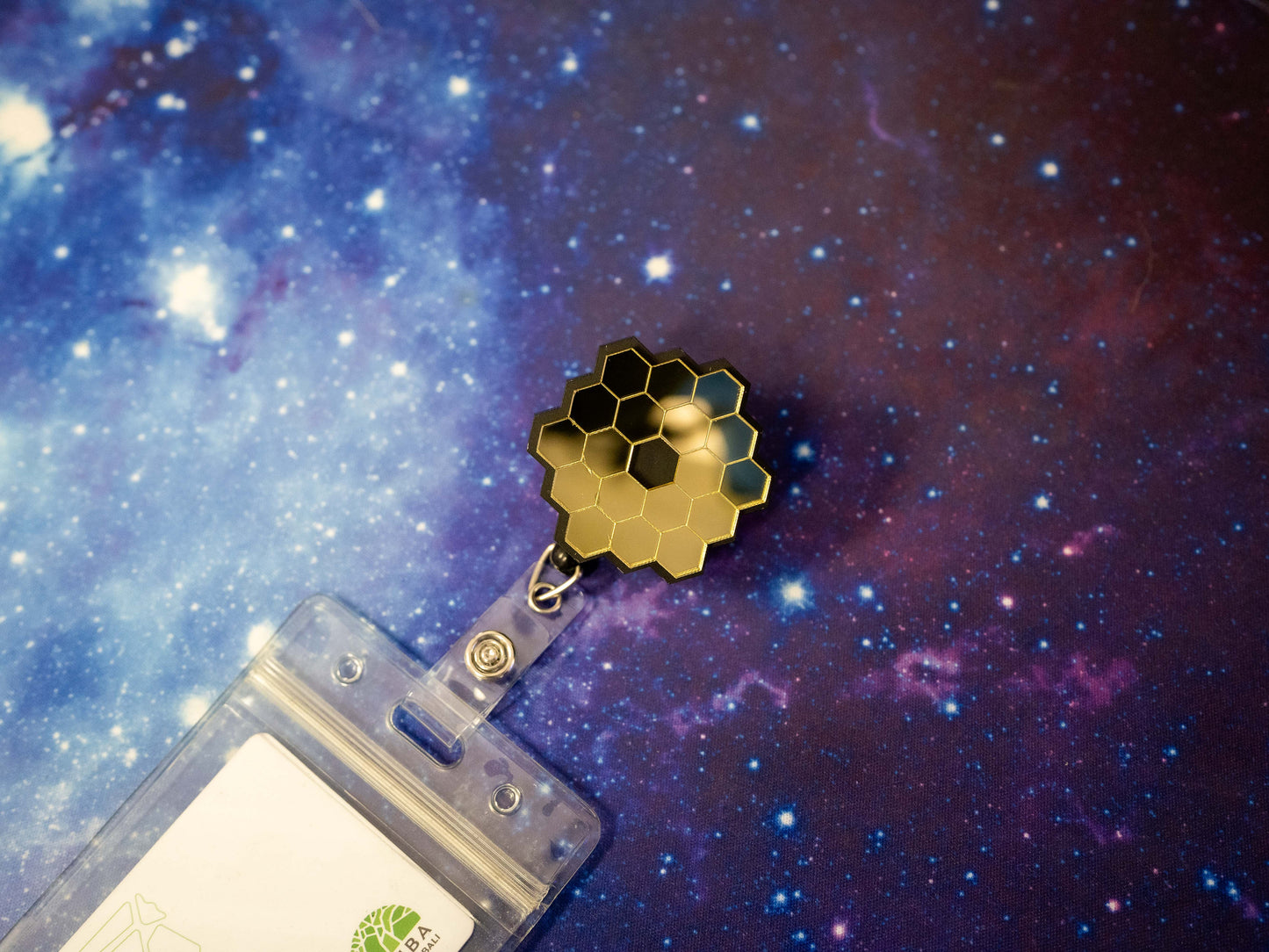 James Webb Space Telescope Retractable Badge Holder Reel