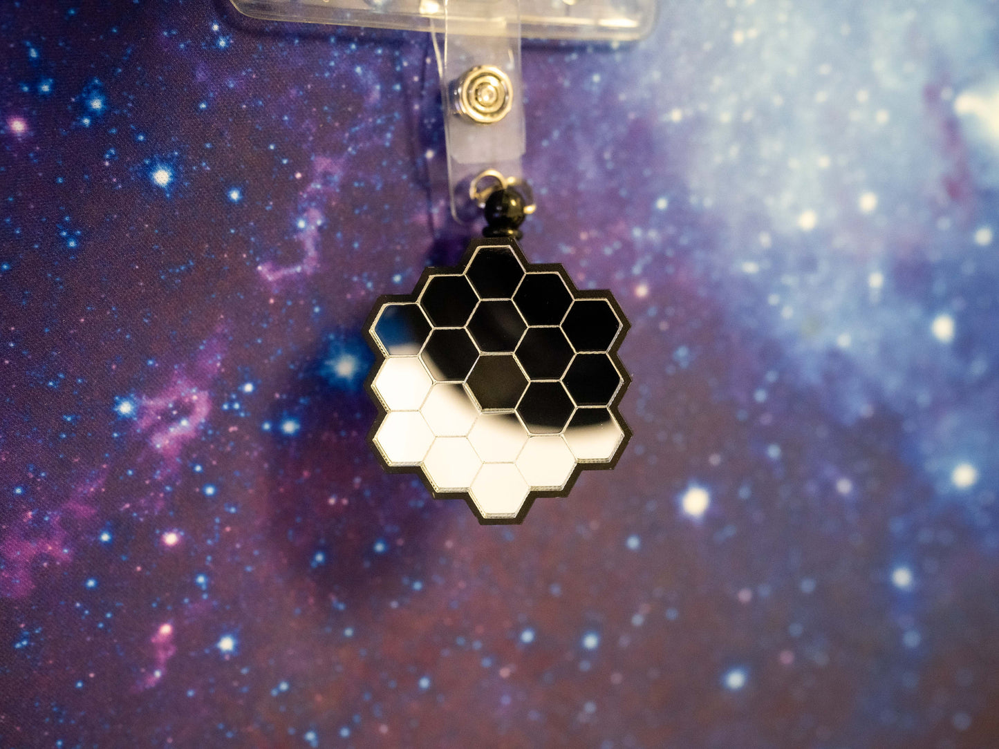 James Webb Space Telescope Retractable Badge Holder Reel