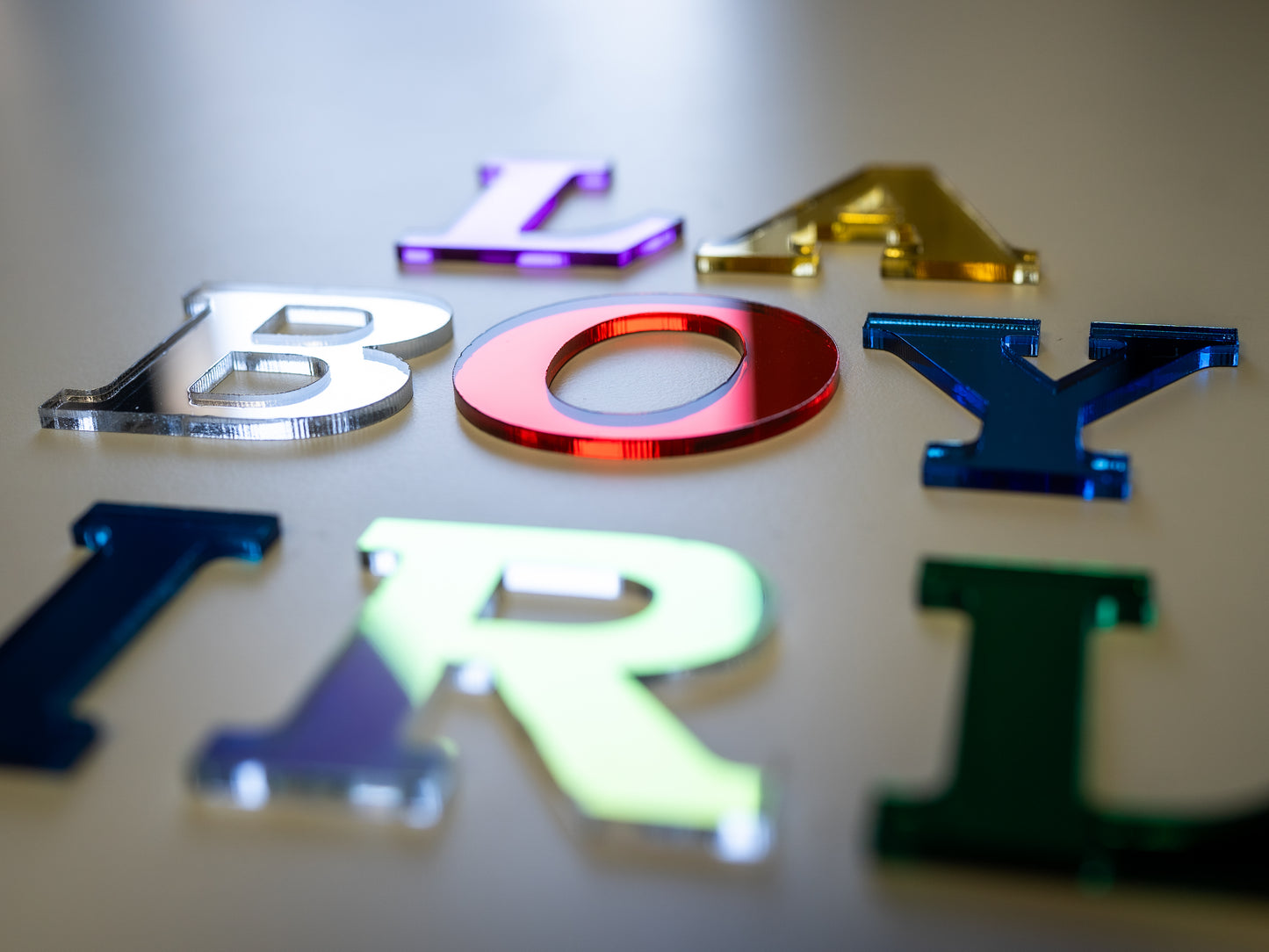 Custom Acrylic Letters, Numbers & Symbols – Clear, Matte, or Mirror Finish