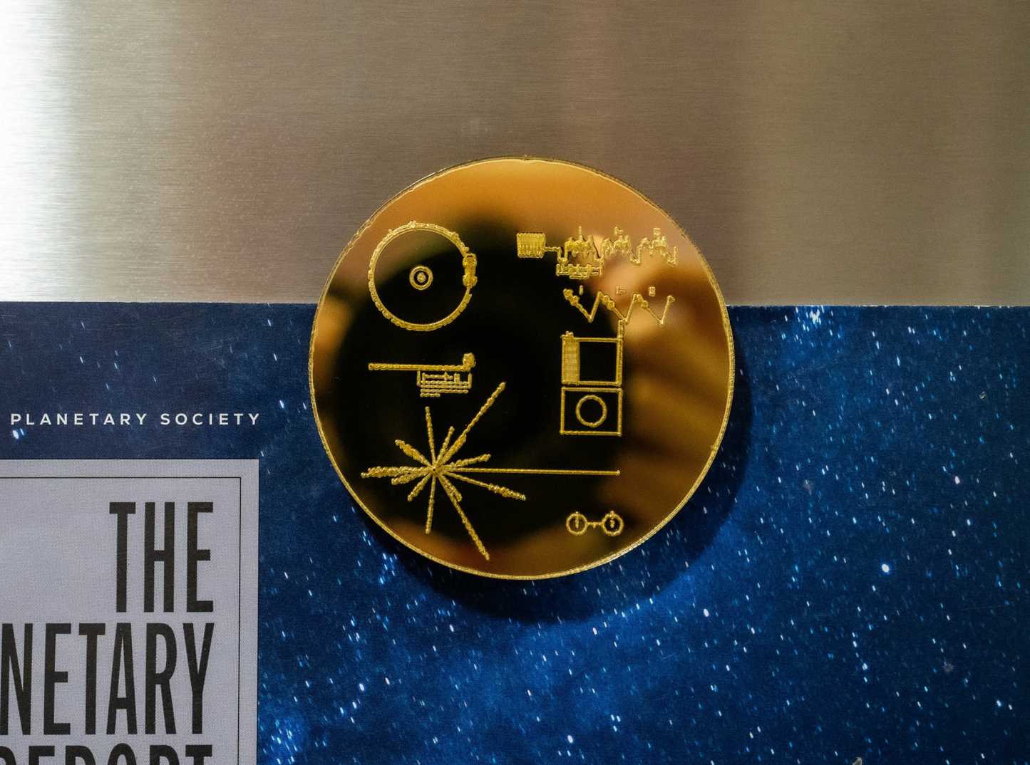 Voyager Golden Record Magnet