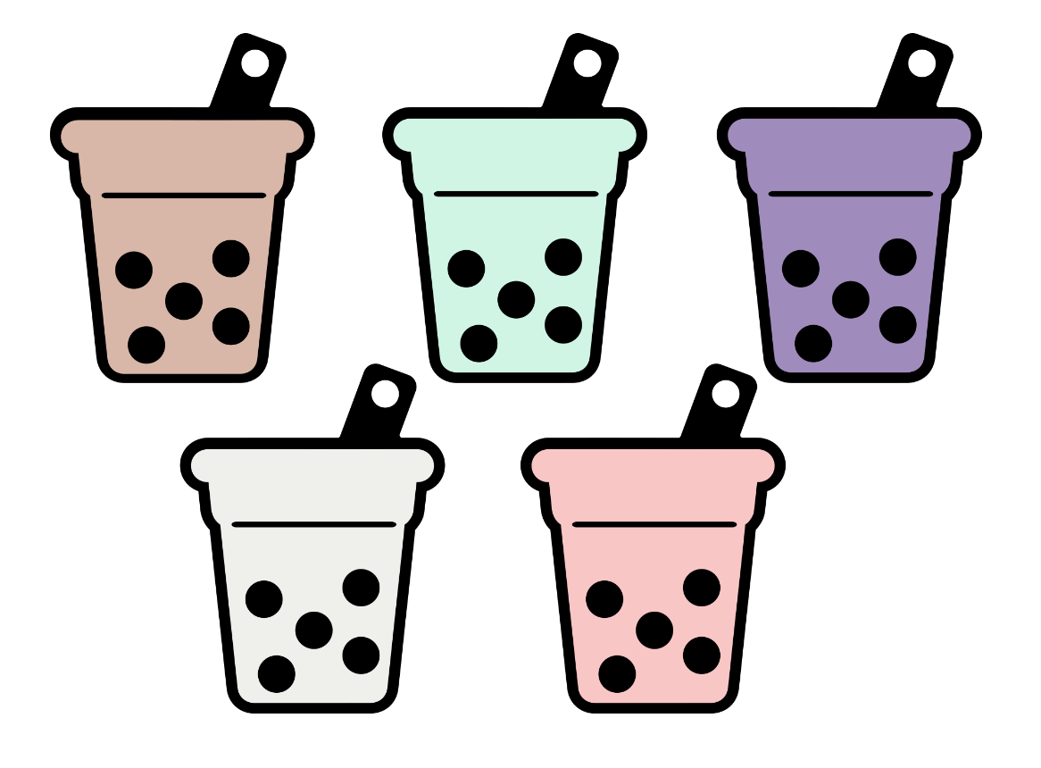 Cute Boba Milk Tea Ornament