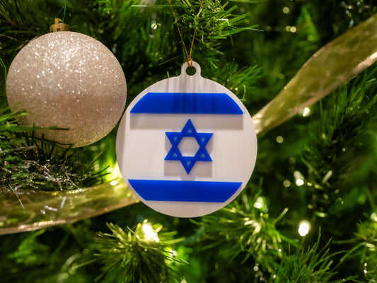 Israel Flag Ornament