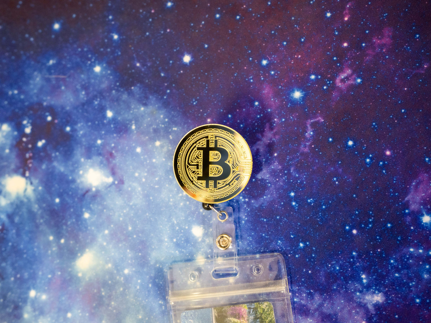 Bitcoin BTC Badge Holder Reel