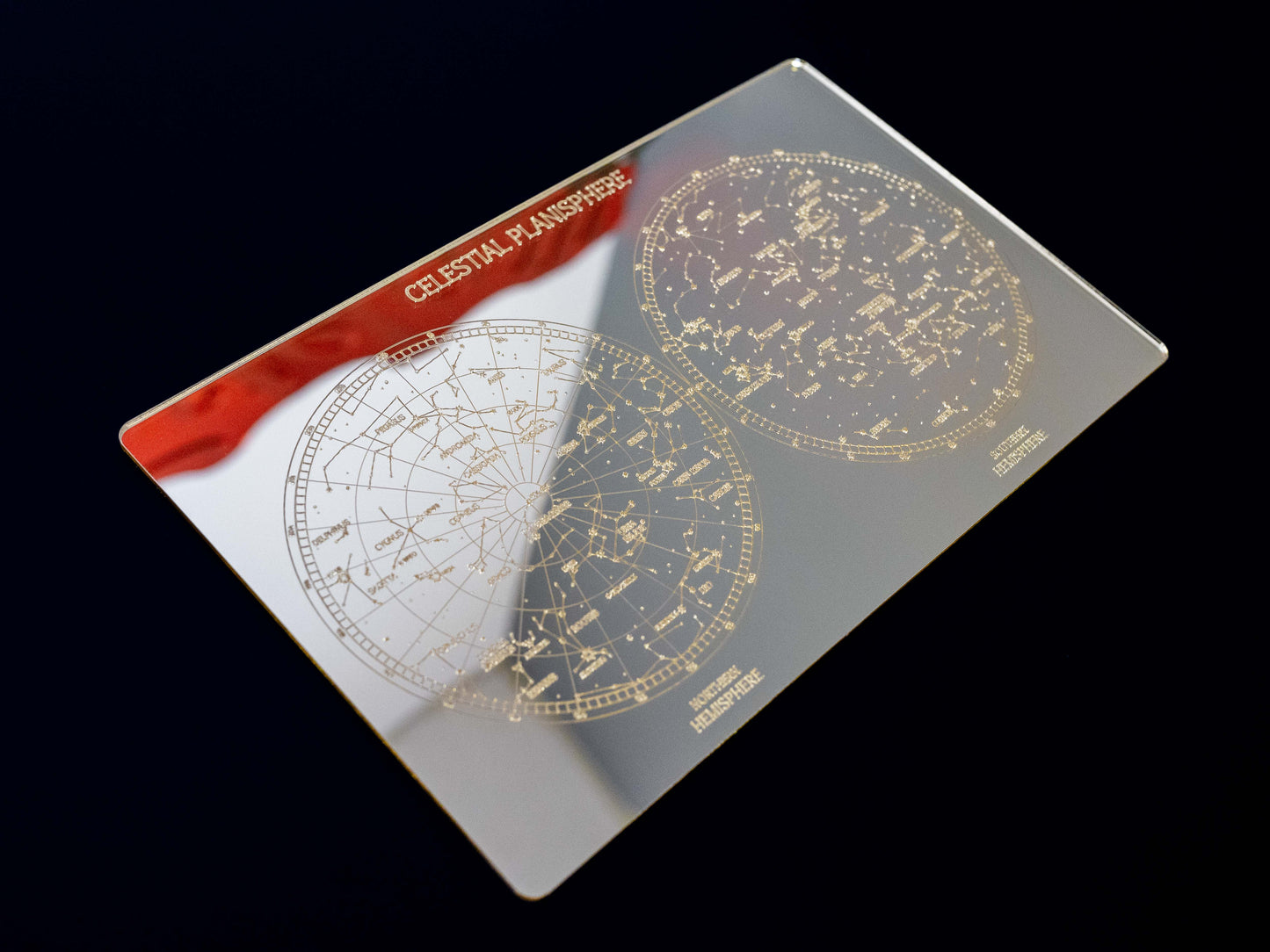 Mirrored Planisphere Horoscope & Constellation Map Wall Art