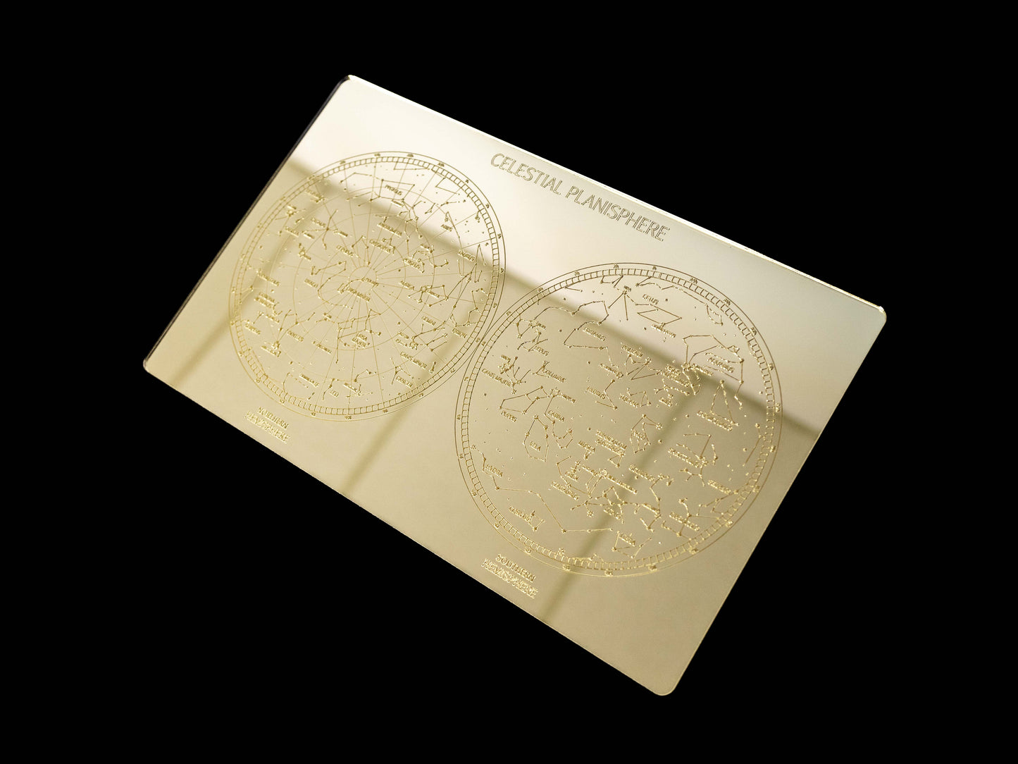 Mirrored Planisphere Horoscope & Constellation Map Wall Art